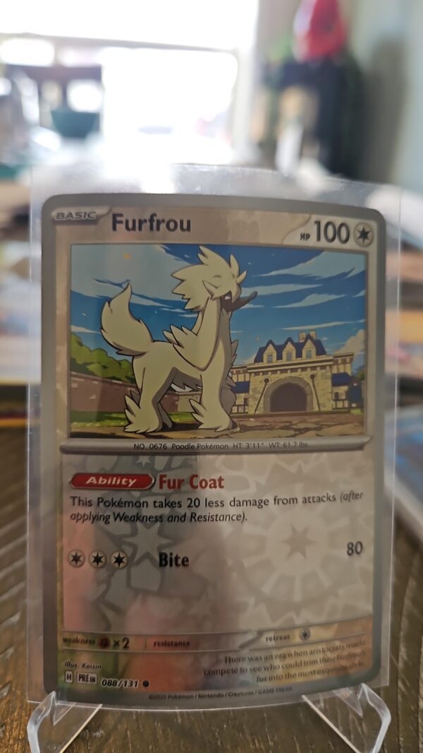 Pokemon TCG Prismatic Evolutions FURFROU 88/131 Reverse Holo