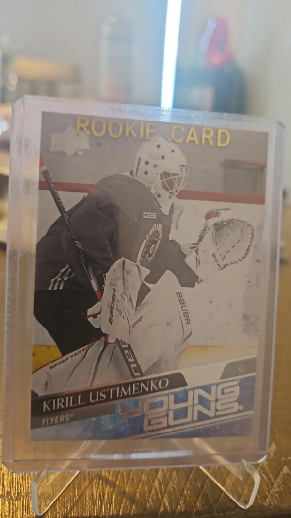 2020-21 Upper Deck Young Guns Kirill Ustimenko #245 Philadelphia Flyers