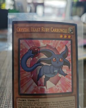 Yugioh Crystal Beast Ruby Carbuncle BLCR-EN047 Ultra Rare 1st Ed NM