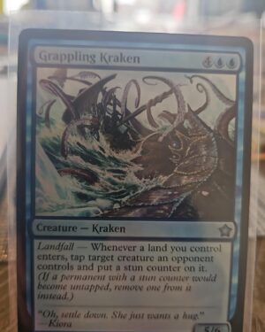 MTG Magic the Gathering Grappling Kraken (39/789) Foundations