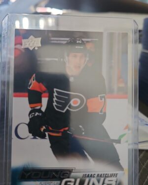 Isaac Ratcliffe, Young Guns, 2022-23, Upper Deck, Series 1, Rookie Card, #240, Philadelphia Flyers
