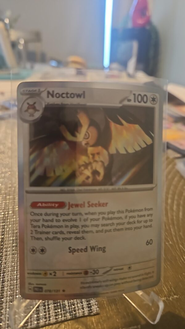 Noctowl 78/131 - Pokemon Prismatic Evolutions Holo Rare