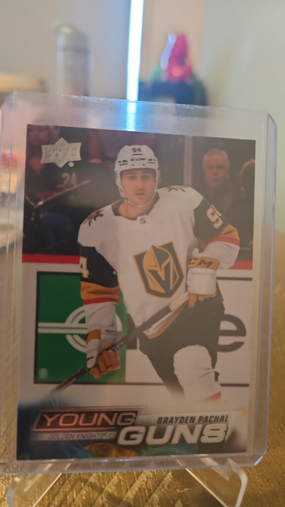 Brayden Pachal, 2022-23 Upper Deck Series 2, Young Guns, Rookie Card, #246, Vegas Golden Knights, NHL
