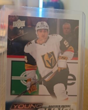 Brayden Pachal, 2022-23 Upper Deck Series 2, Young Guns, Rookie Card, #246, Vegas Golden Knights, NHL