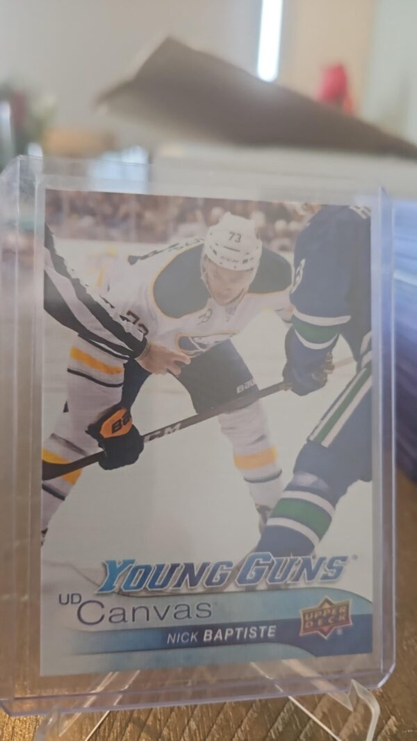 16/17 UD SERIES 2 CANVAS NICK BAPTISTE YOUNG GUNS ROOKIE #221