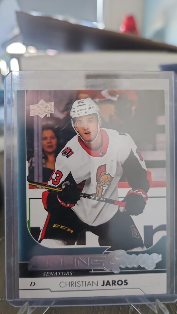 2017-18 Upper Deck Series 2 Young Guns YG Christian Jaros RC Card# 462