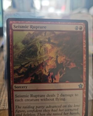 MTG Magic the Gathering Seismic Rupture (205/789) Foundations LP FOIL