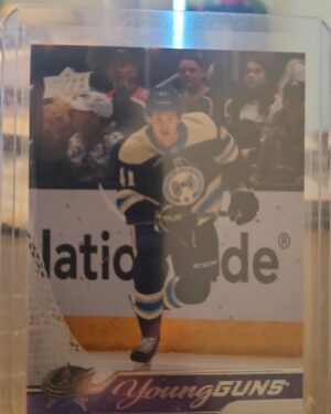 Hunter McKown, 2023-24 Upper Deck Series 1, Young Guns Canvas, Rookie Card, #C114