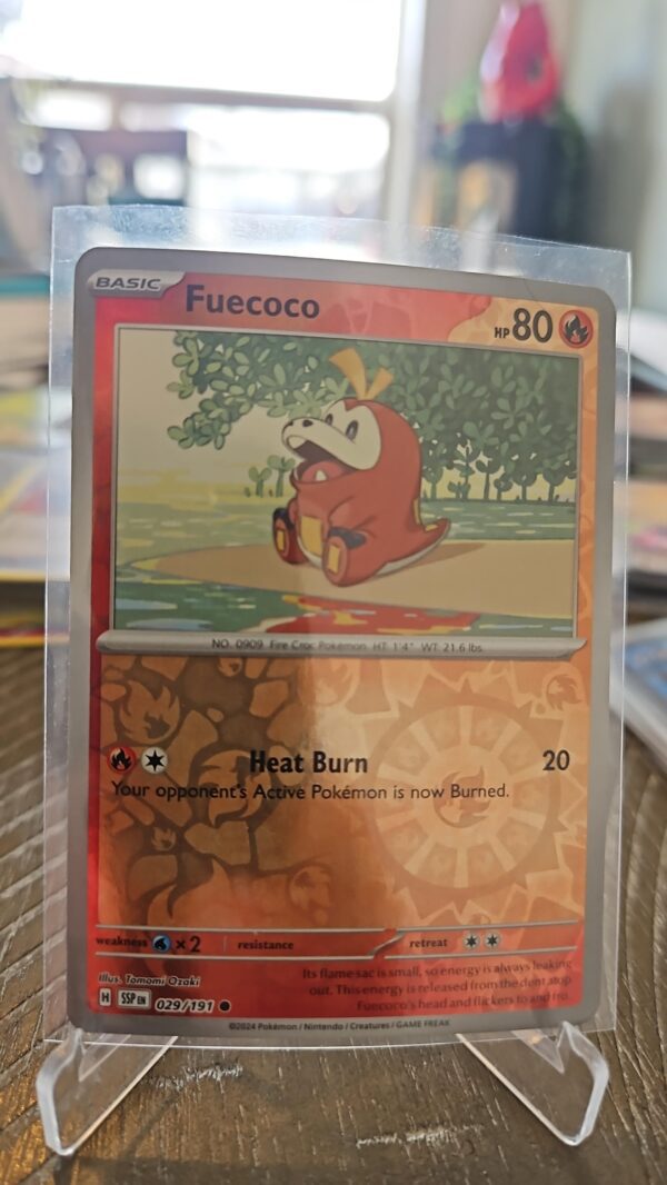 FUECOCO 029/191 Pokemon TCG Surging Sparks: REVERSE HOLO