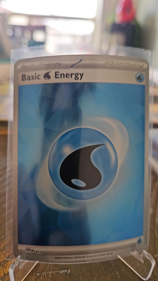 Basic Water Energy SVE 011 Reverse Holo Pokemon Prismatic Evolutions