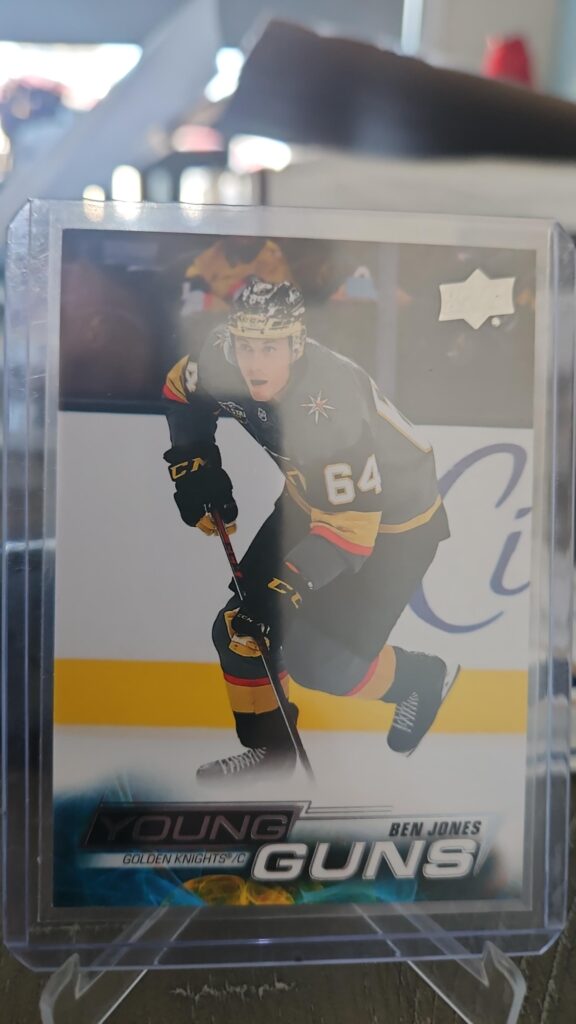 Ben Jones, 2022-23 Upper Deck Series 2, Young Guns, Rookie Card, #467, Vegas Golden Knights, NHL