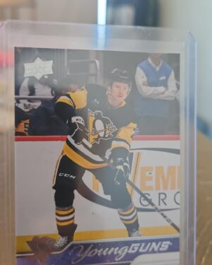 John Ludvig, 2023-24 Upper Deck Series 1, Young Guns, Rookie Card, #490, Pittsburgh Penguins, NHL