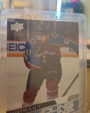 Martin Kaut, 2020-21 Upper Deck Series 1, Young Guns, Rookie Card, #217, Colorado Avalanche, NHL