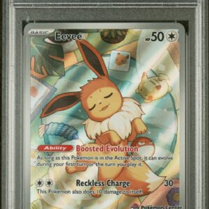 2025 POKEMON SVP EN-SV POKEMON CENTER ETB BLACK STAR PROMO #173 EEVEE PSA 10