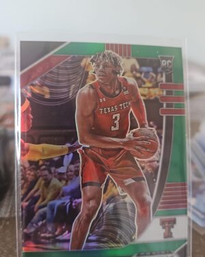 Jahmius Ramsey 2020-21 Panini Prizm Draft Picks Green Prizm #25 Kings Texas Tech