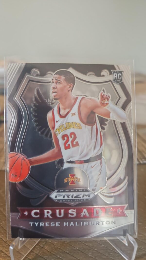 2020-21 Panini Prizm Draft Picks Crusade #90 Tyrese Haliburton RC Iowa State