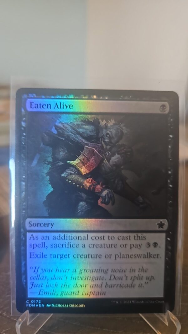 Eaten Alive Foundations Magic The Gathering 172 FOIL COMMON M/NM