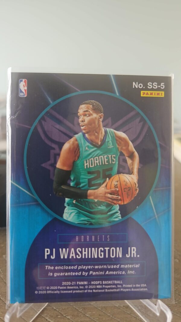 2020-21 Panini NBA Hoops Rookie Remembrance PJ Washington Jr #SS-5 - Image 2