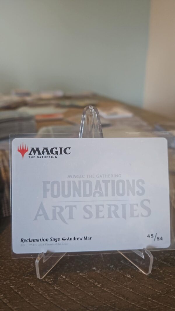 Reclamation Sage - Art Series (45/54) - Foundations - Magic the Gathering (MTG) - Image 2