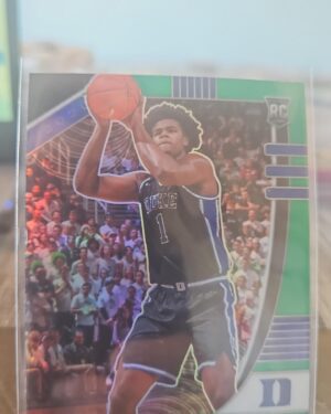 2020-21 Panini Prizm Draft Picks Vernon Carey Jr. Green Prizm Rookie #27 RC