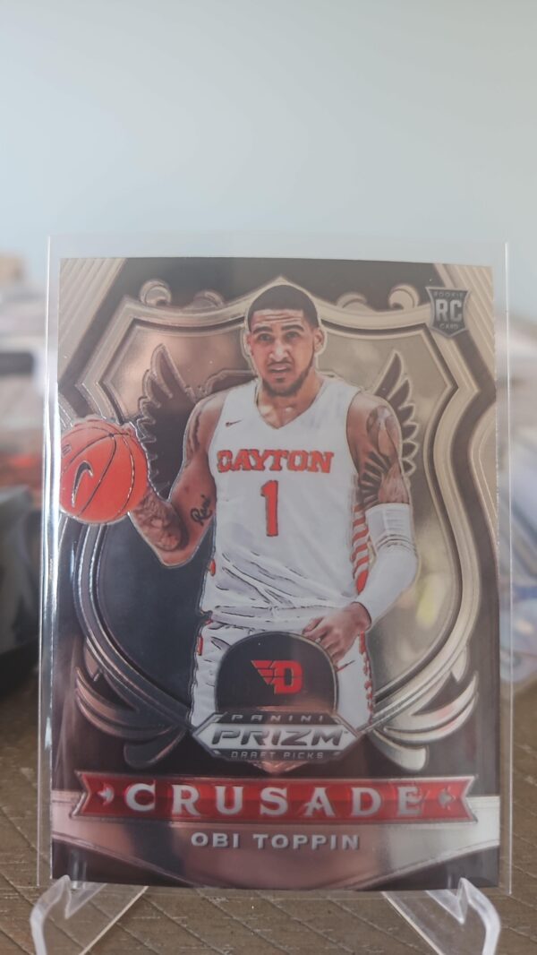 2020-21 PRIZM DRAFT OBI TOPPIN ROOKIE CRUSADE RC #87 DAYTON FLYERS