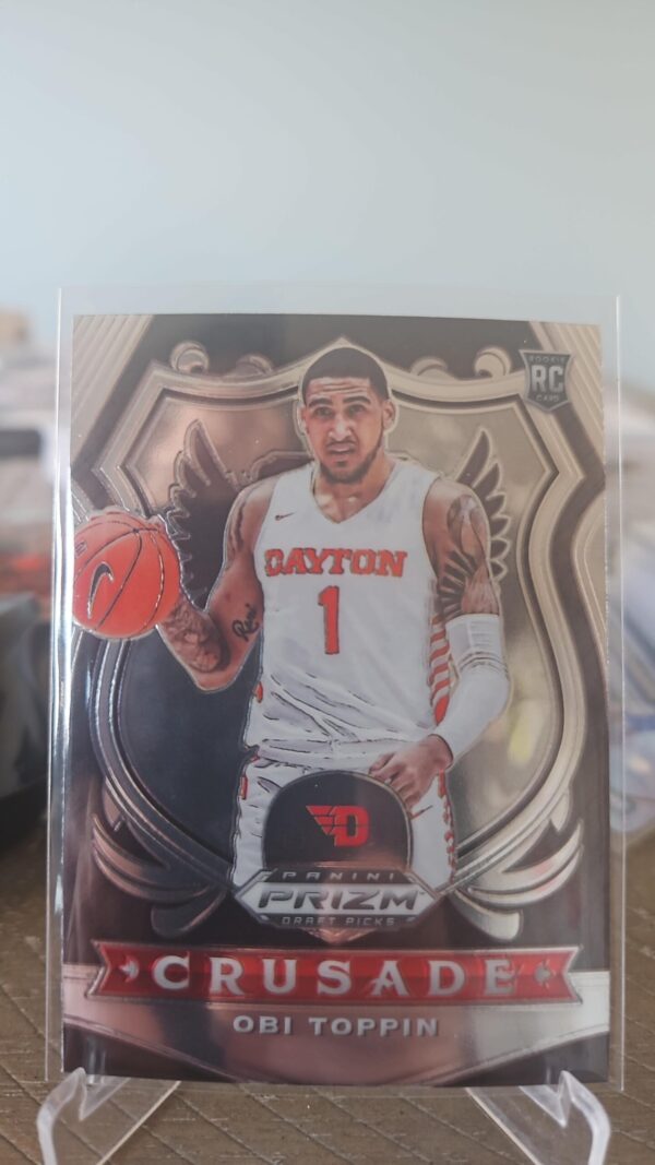 2020-21 PRIZM DRAFT OBI TOPPIN ROOKIE CRUSADE RC #87 DAYTON FLYERS