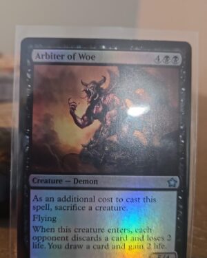 Arbiter of Woe FDN Foundations MTG 55 FOIL UNCOMMON M/NM
