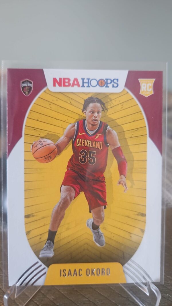 2020-21 Panini NBA Hoops RC #244 Isaac Okoro Cleveland Cavaliers
