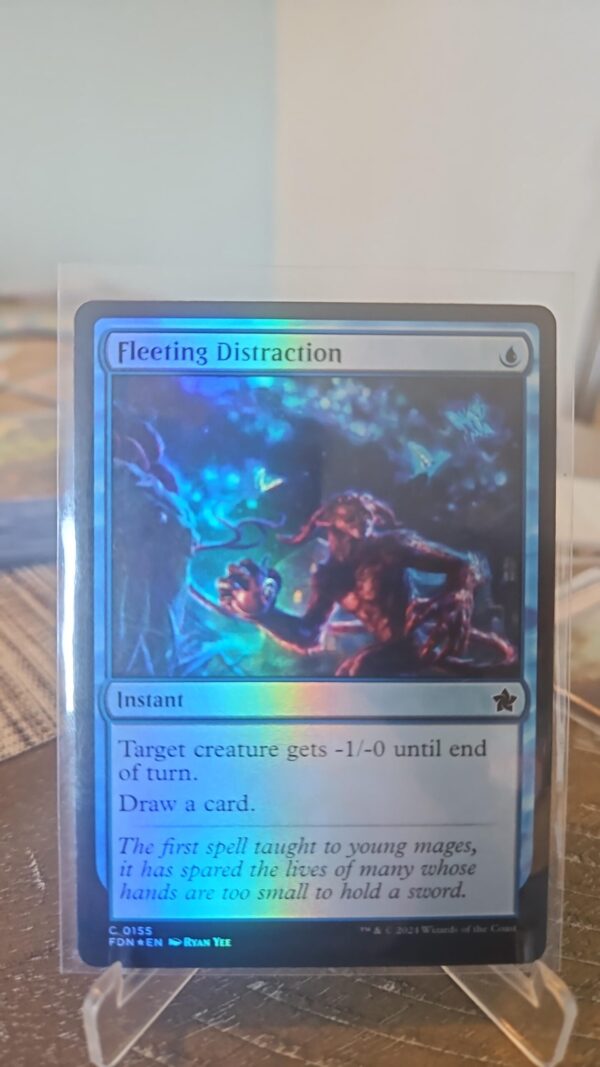 MTG Fleeting Distraction - Foil - Foundations #155 - Near Mint