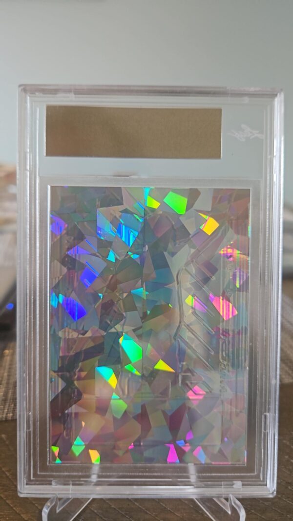 2021-22 Metal Leaf Autograph pre Production proof Crystal Orange 1/1 Jeremy Sechan basketball - Image 2