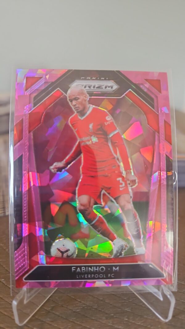 2020-21 Panini Prizm Premier League Retail Pink Ice Prizm Fabinho #248