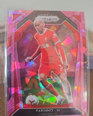 2020-21 Panini Prizm Premier League Retail Pink Ice Prizm Fabinho #248