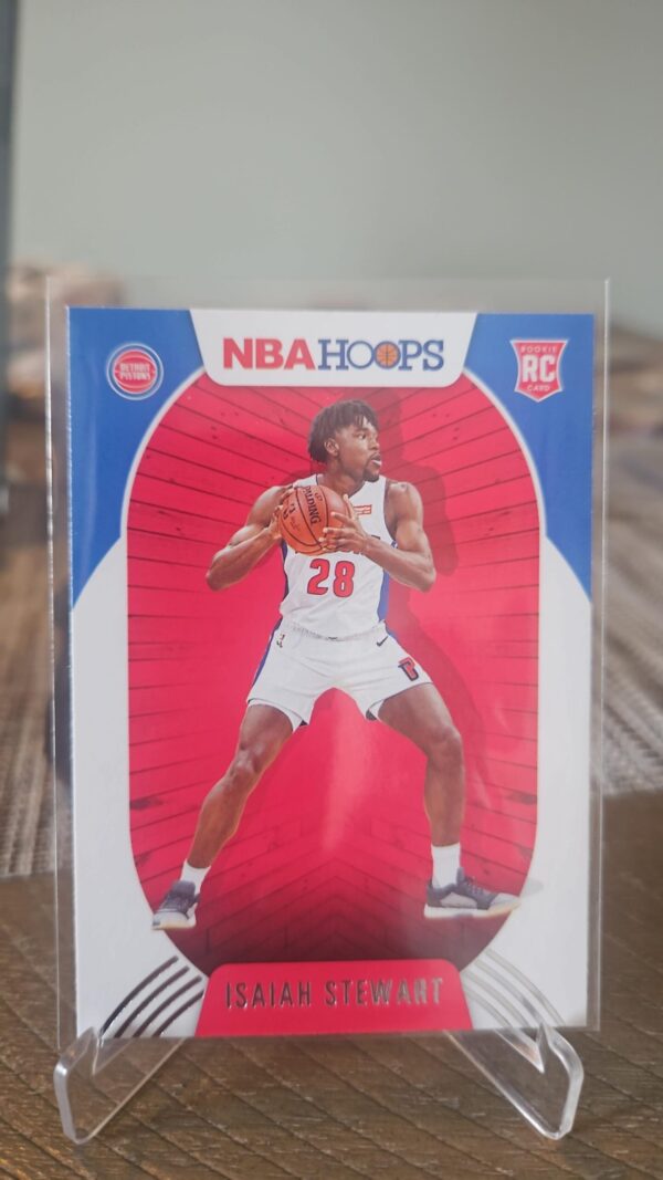 Isaiah Stewart RC 2020-21 Panini NBA Hoops Base Rookie Card #233 Detroit Pistons
