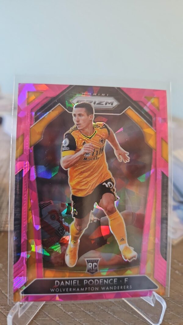 2020 Panini Prizm Premier League Retail Pink Ice Daniel Podence #147 Rookie RC