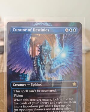 FOIL - MTG - Curator of Destinies (Borderless) #305 - Foundations