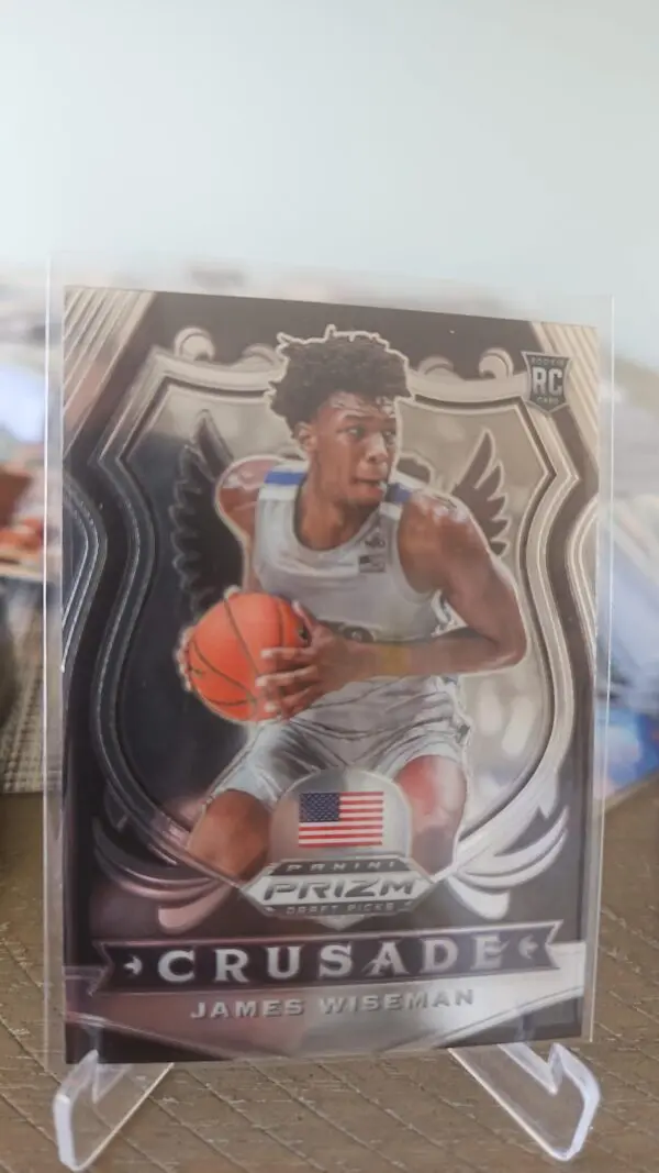 2020 James Wiseman Prizm Draft Picks Basketball Crusade Rookie RC USA #82