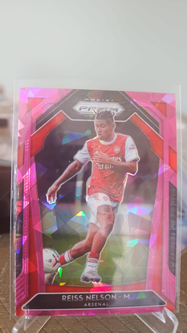 2020-21 Panini Prizm Premier League Retail Pink Ice Prizm Reiss Nelson #37