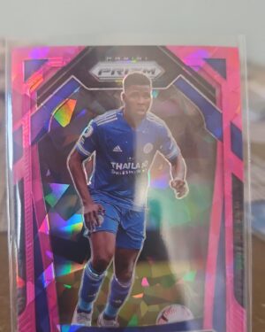 2020-21 Panini Prizm Premier League Retail Pink Ice Kelechi Iheanacho #135