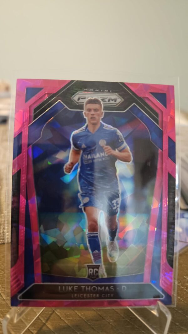 2020-21 Panini Prizm Premier League Retail Pink Ice Luke Thomas #132 Rookie RC
