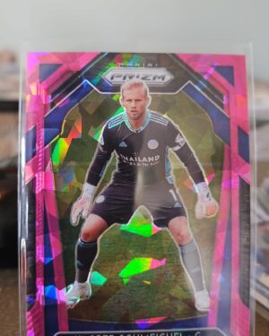 2020-21 Panini Prizm Premier League Retail Pink Ice Kasper Schmeichel #121