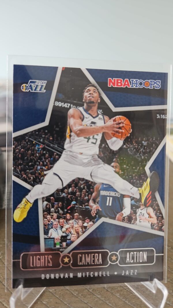 2020-21 Hoops Lights Camera Action Donovan Mitchell Utah Jazz #1