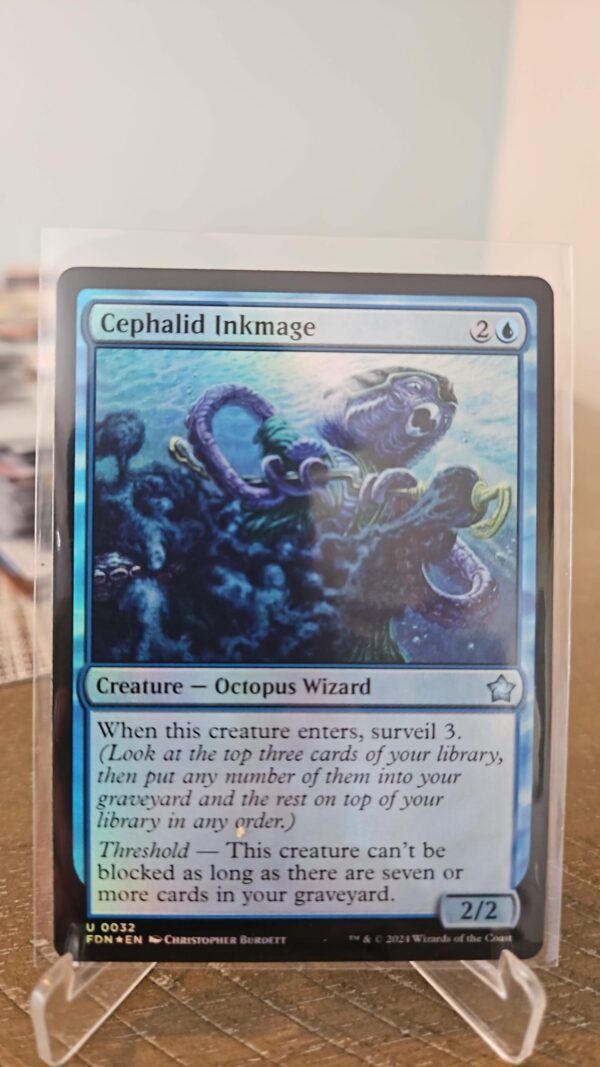 Cephalid Inkmage 0032 MagicTheGathering Foundations Uncommon Foil
