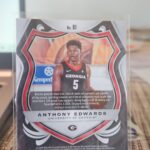Anthony Edwards 2020 Panini Prizm Draft Picks Crusade Purple Wave Prizm #81 - Image 2