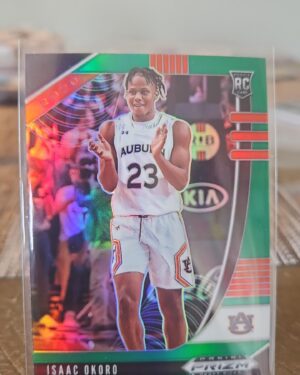 2020 Panini Prizm Draft Picks Collegiate #44 Isaac Okoro Green RC