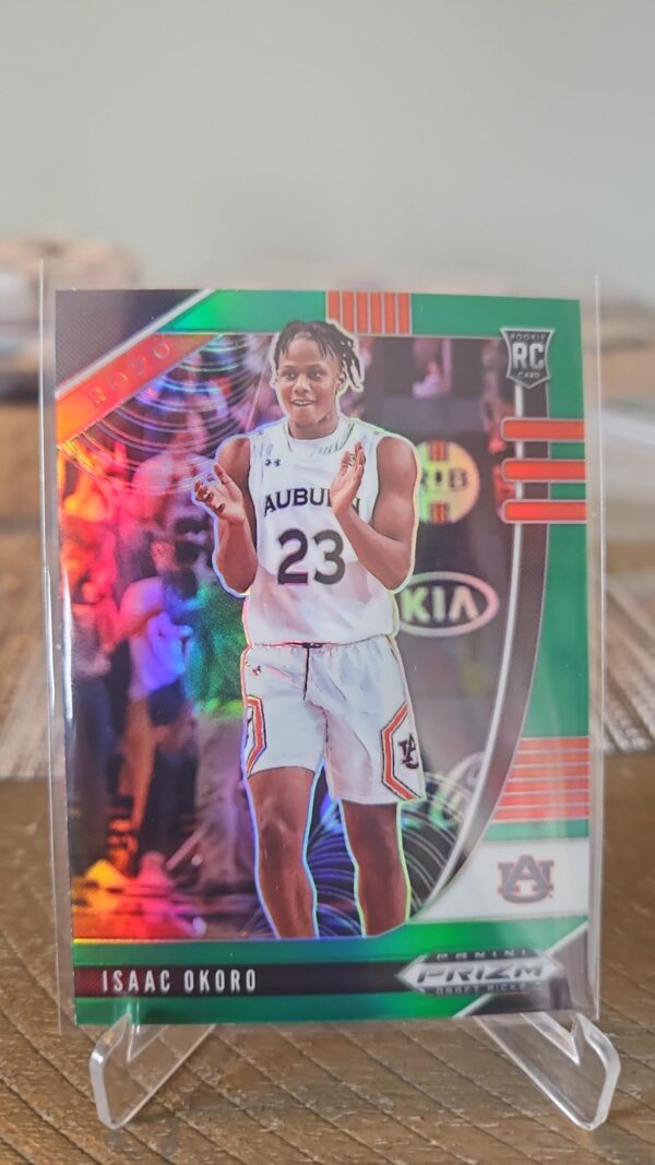 2020 Panini Prizm Draft Picks Collegiate #44 Isaac Okoro Green RC