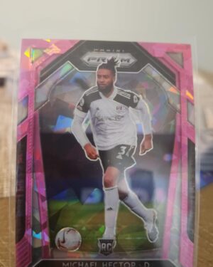 2020 Panini Prizm Premier League Retail Pink Ice Michael Hector #290 Rookie RC