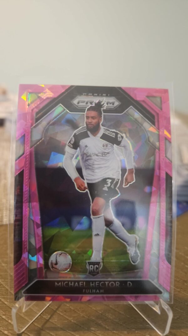 2020 Panini Prizm Premier League Retail Pink Ice Michael Hector #290 Rookie RC