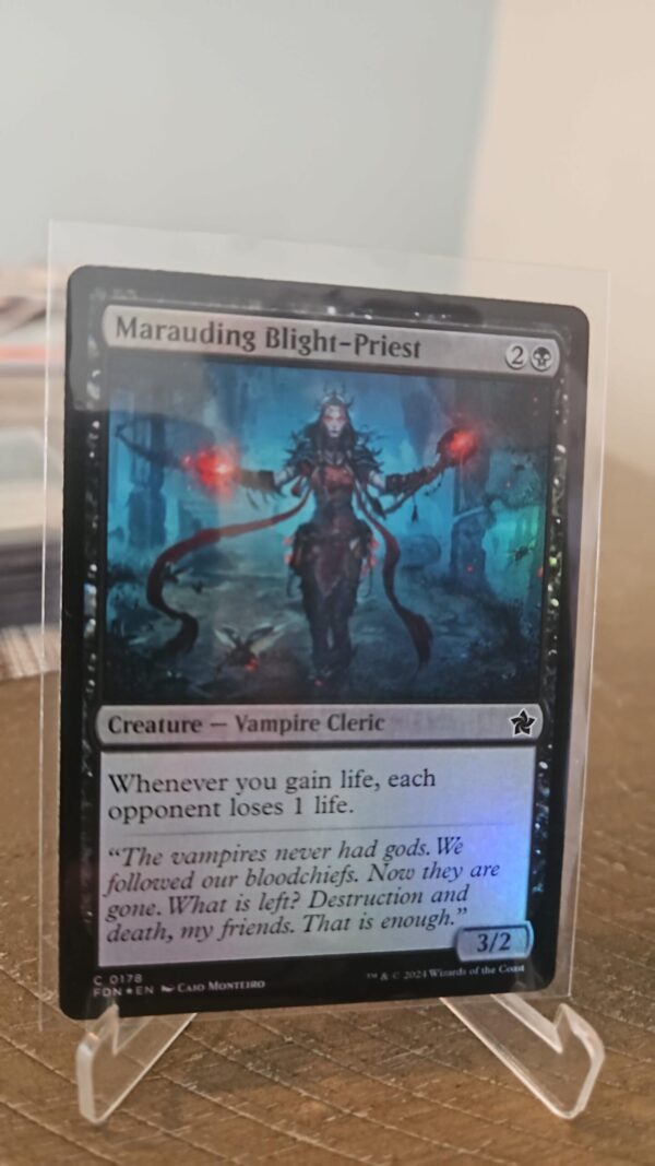 Marauding Blight-Priest Foundations MTG 178 FOIL COMMON M/NM