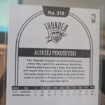 2020-21 Panini NBA Hoops Aleksej Pokusevski RC #219 Thunder - Image 2