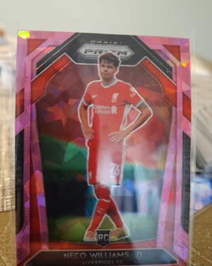 2020-21 Panini Prizm Premier League Retail Pink Ice Neco Williams #252 Rookie RC